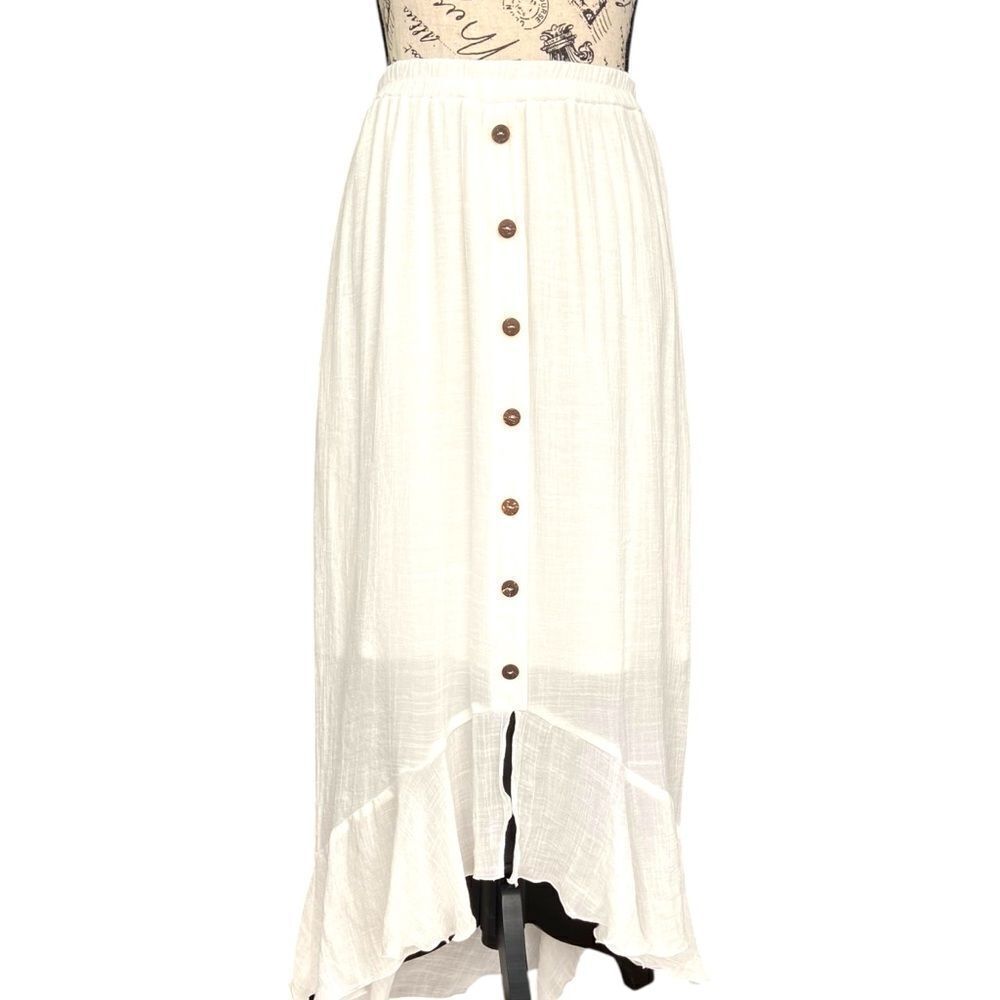 AGB High-Low Boho Flowy Skirt in Size Medium